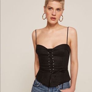 Reformation Clayten top